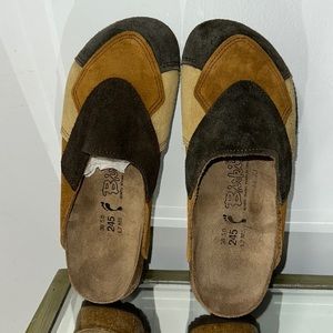 Birkenstock Birki’s Provence Patchwork Suede Clogs